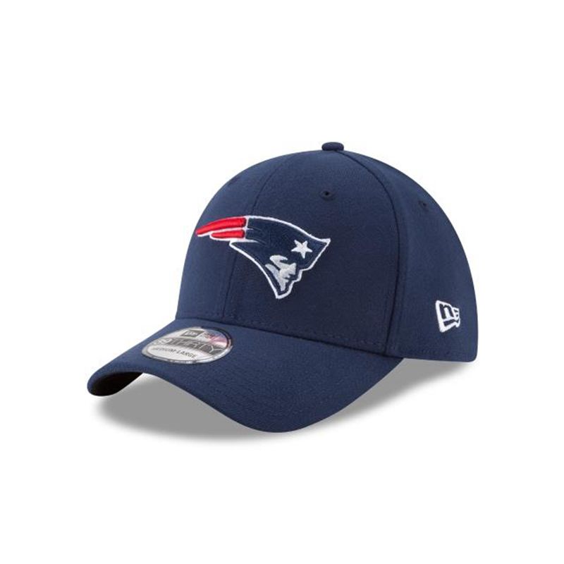 NFL New England Patriots Team Classic 39Thirty Stretch Fit (VUG9528) - Blue New Era Caps